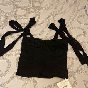 Black tie top size large